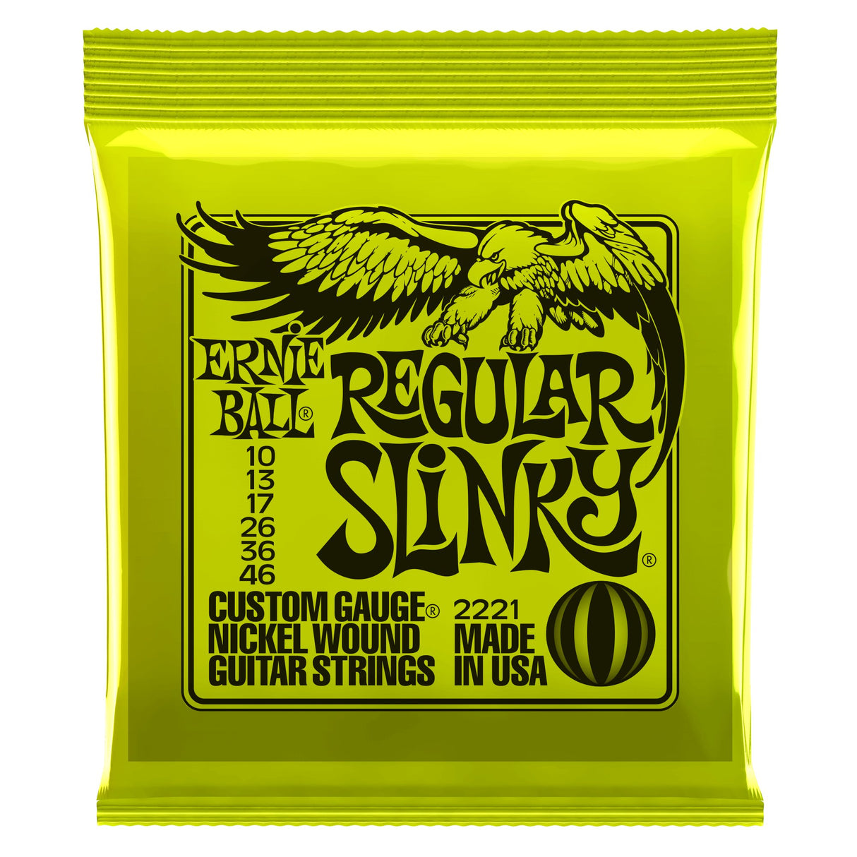 Ernie Ball Regular Slinky | Electric Guitar Strings 10-46