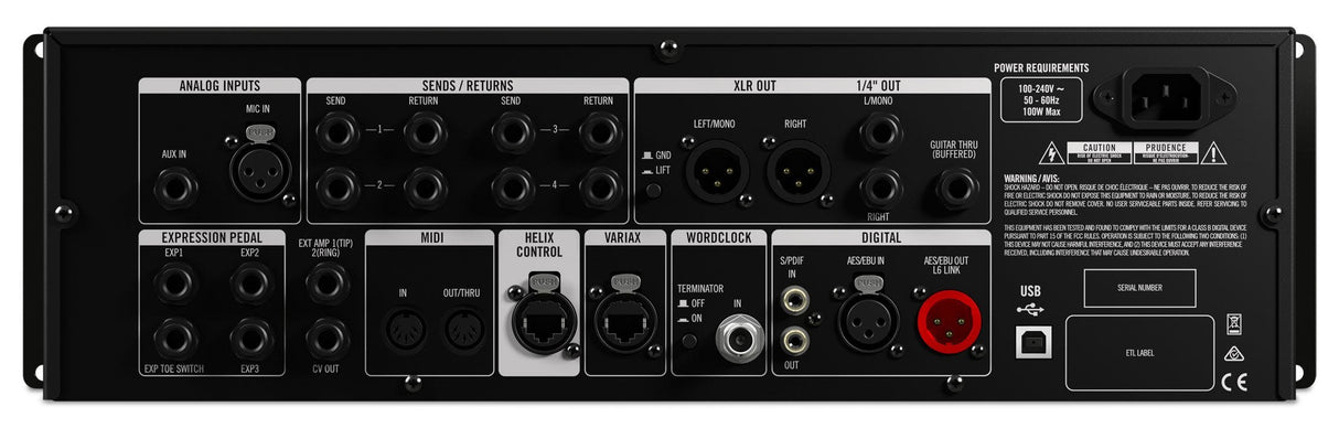 Line 6 Helix Rack | Guitar Processor