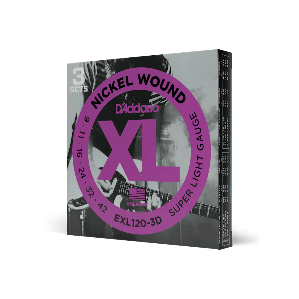 D'Addario EXL120 | XL Electric Guitar Strings 9-42