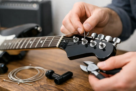 How to Restring Electric Guitar Properly