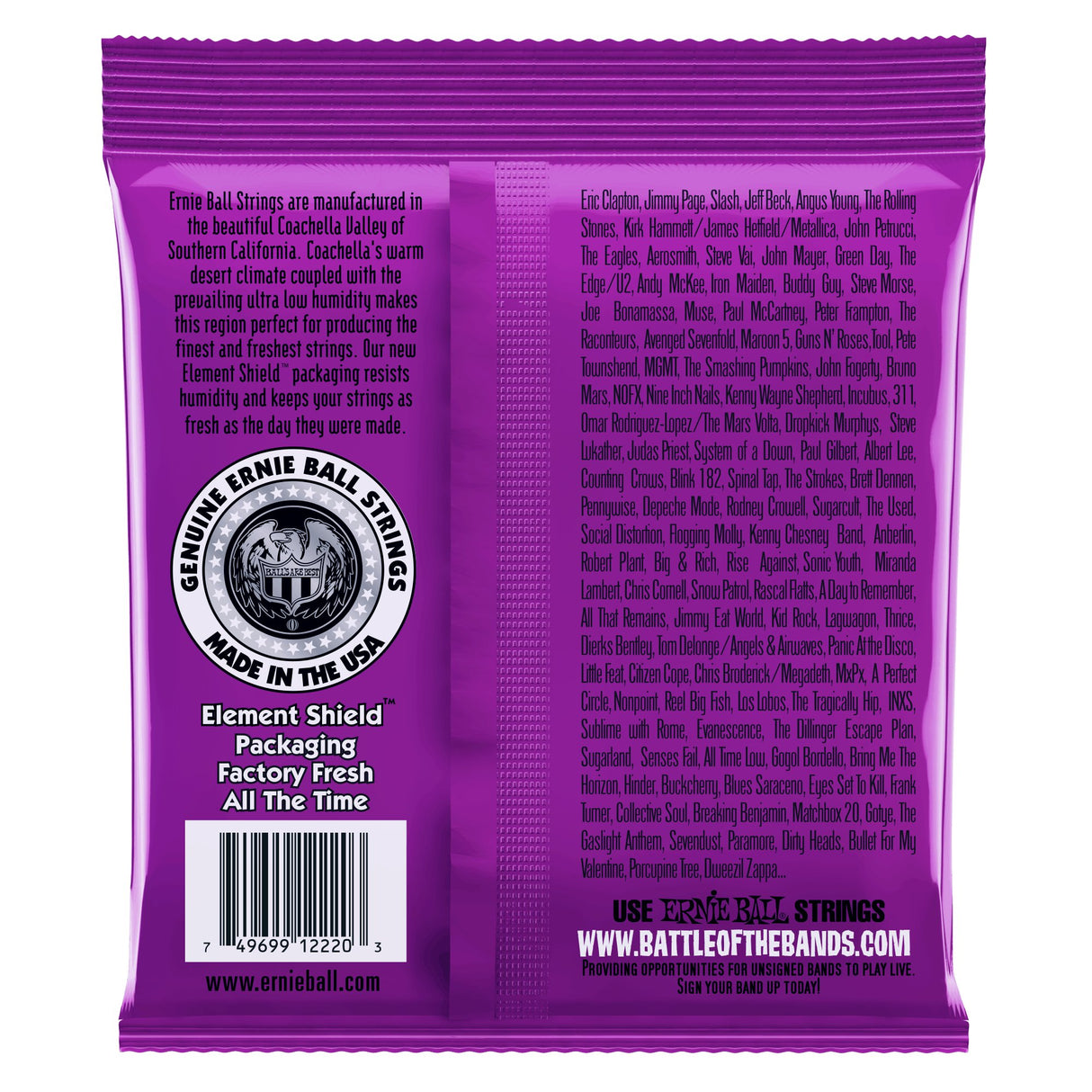 Ernie Ball Power Slinky | Electric Guitar Strings 11-48