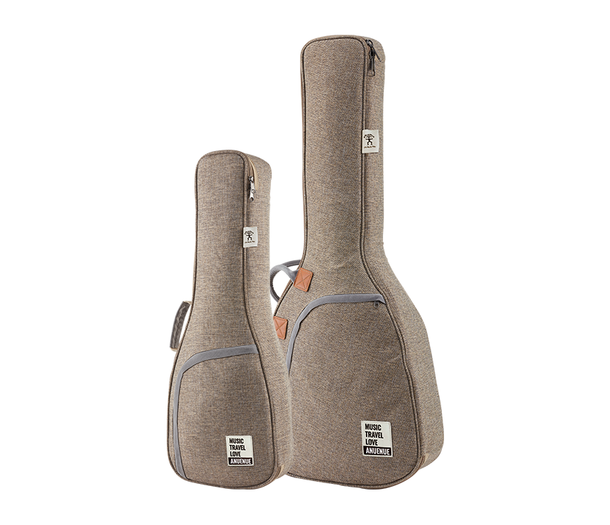 aNueNue Original Linen Gigbag for Morelos Blue Travel Size Guitar – Durable Travel Case