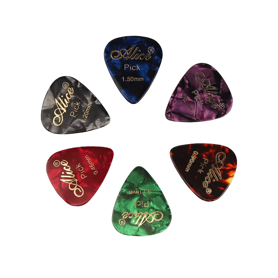 Alice Colourful Celluloid Pick .81