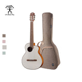 aNueNue MCN Nylon Series Travel Size Guitar – Warm Gray Front View