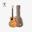aNueNue Music Travel Kids Palawan Sunrise 36" Travel Size Guitar with Original Linen Gigbag - Front View