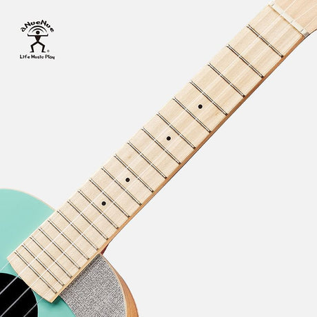 aNueNue UC-10 Ice Green Concert Ukulele 19 Frets Maple Fingerboard Close-up