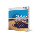 D'Addario EJ16 | Phosphor Bronze Acoustic Guitar Strings 12-53