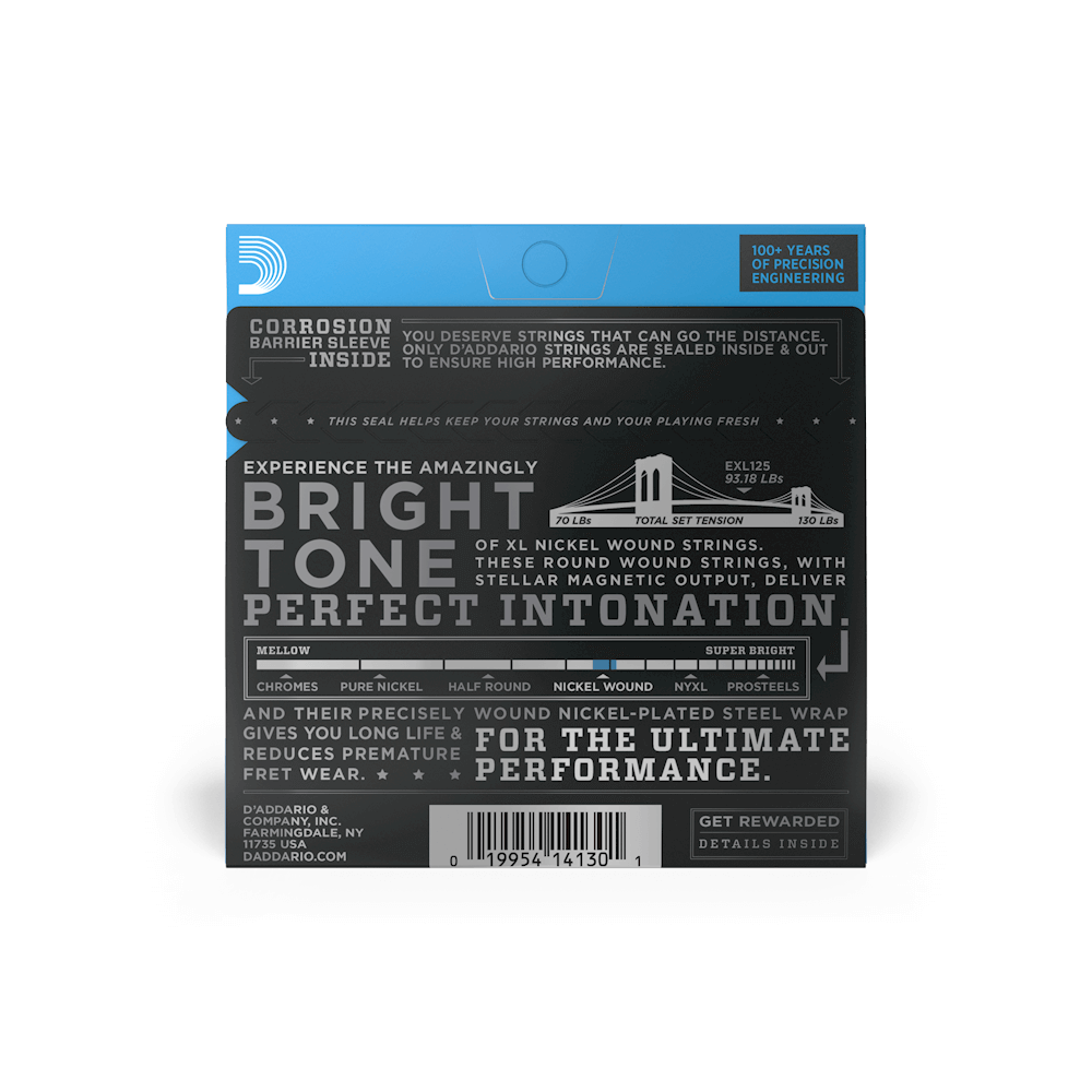 D'Addario EXL125 | XL Electric Guitar Strings 9-46