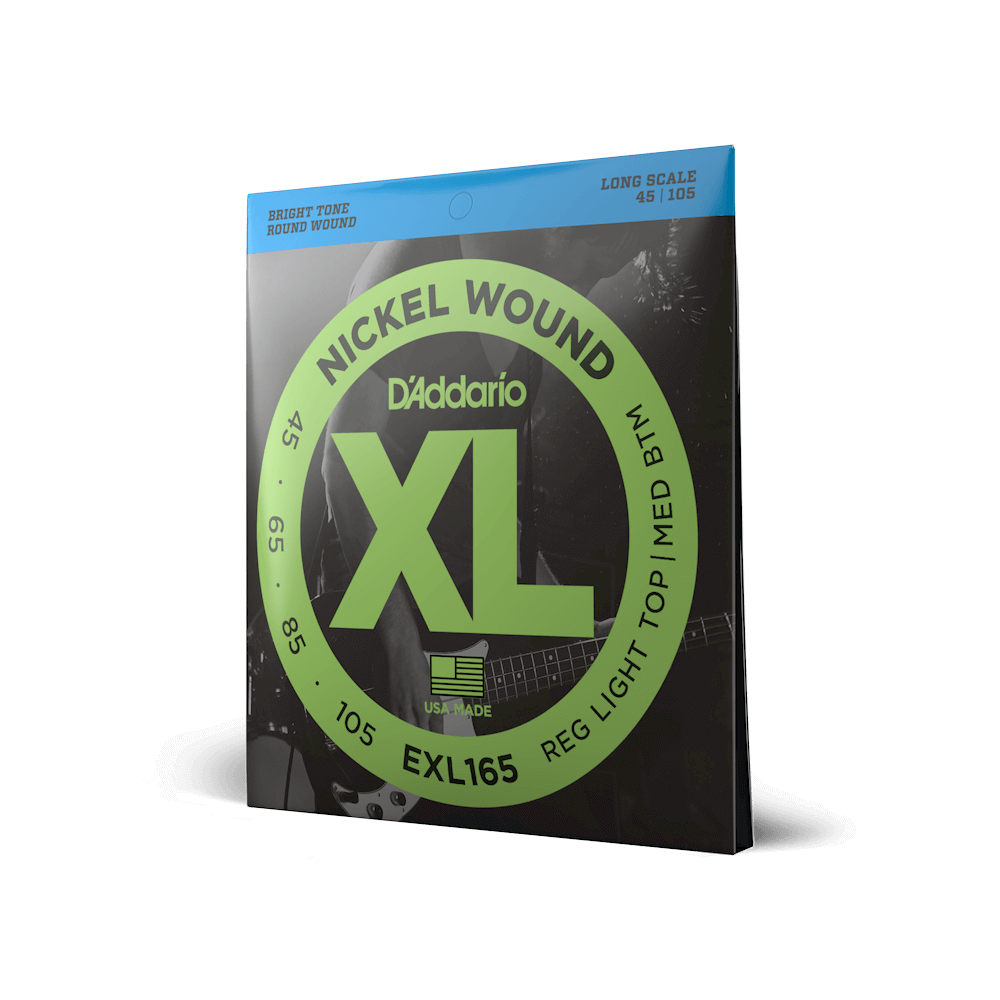 D'Addario EXL165 | XL Electric Bass Guitar Strings 45-105
