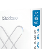 D'Addario XSAPB1253 | XS Phosphor Bronze Acoustic Guitar Strings 12-53