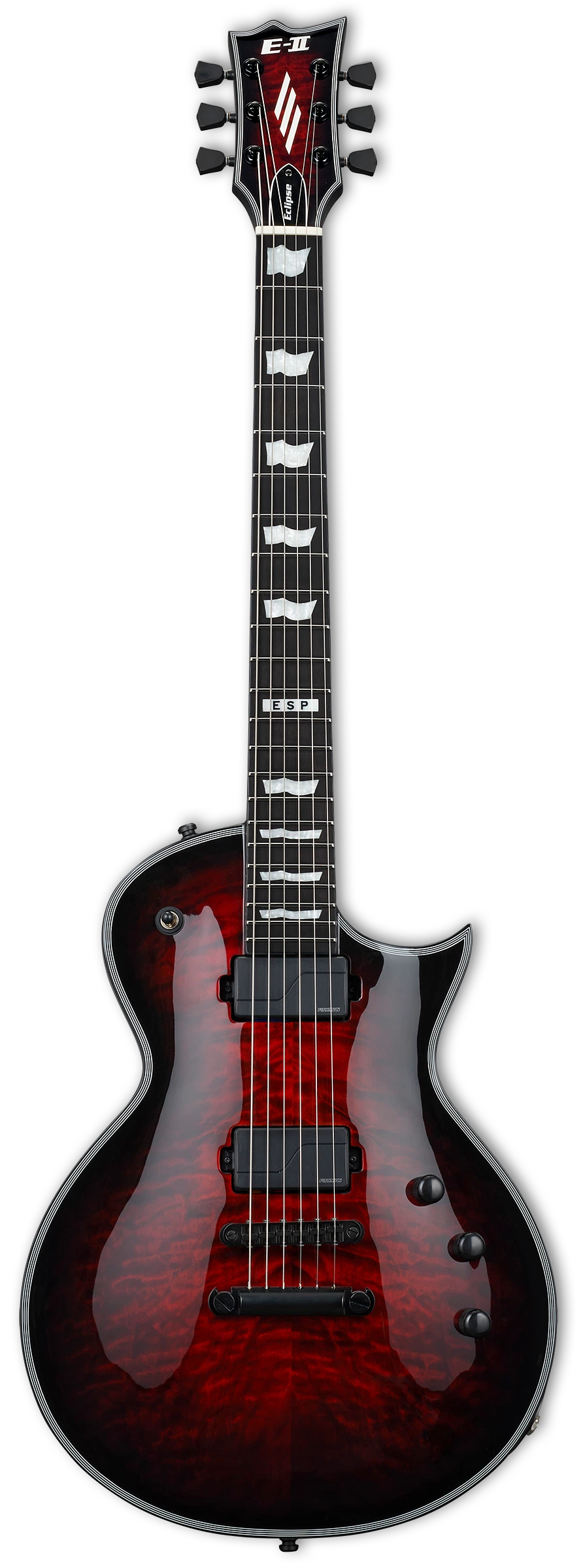 ESP E-II ECLIPSE See Thru Black Cherry Sunburst | Electric Guitar
