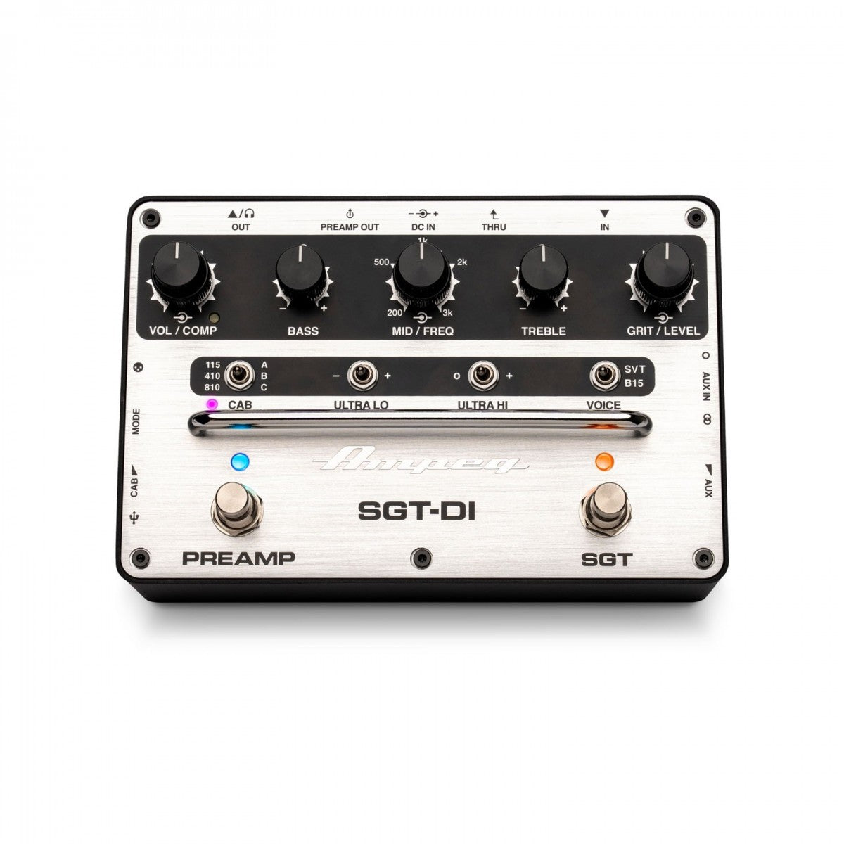 Ampeg SGT-DI Preamp | Bass Guitar Pedal